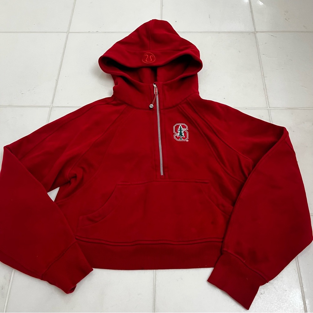 LULULEMON Stanford Scuba Hoodie Red Size XS/S - Picture 2 of 8